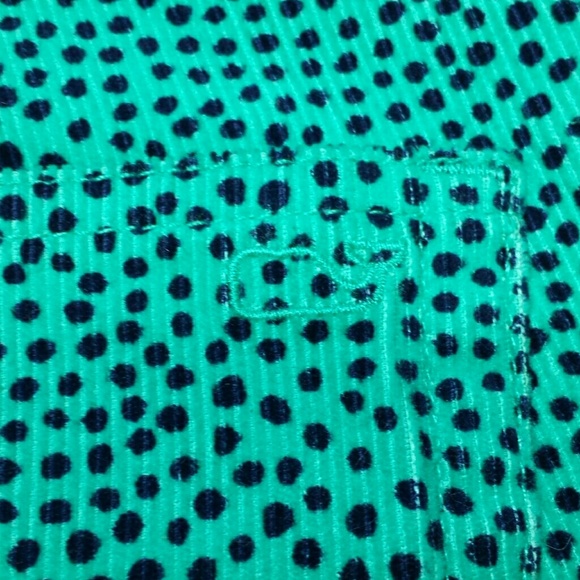 Vineyard Vines Camden Green Dot Print Pants Size 4 - Picture 8 of 8
